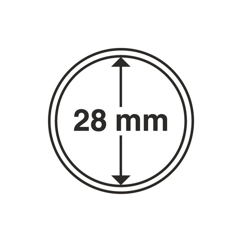 28 mm, myntkapsler, 10 stk