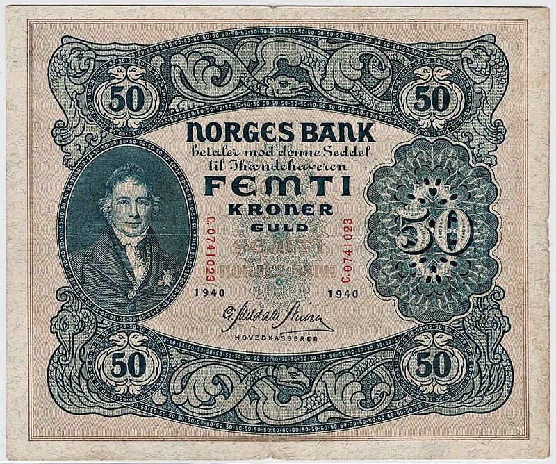 50 kroner 1940 C 