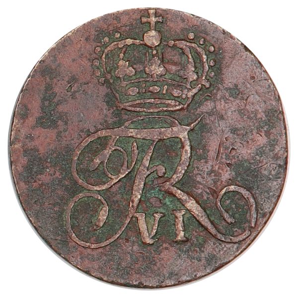 Hovedbilde Frederik VI, 2 skilling 1810, kv. 1/1+