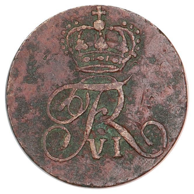 Hovedbilde Frederik VI, 2 skilling 1810, kv. 1/1+