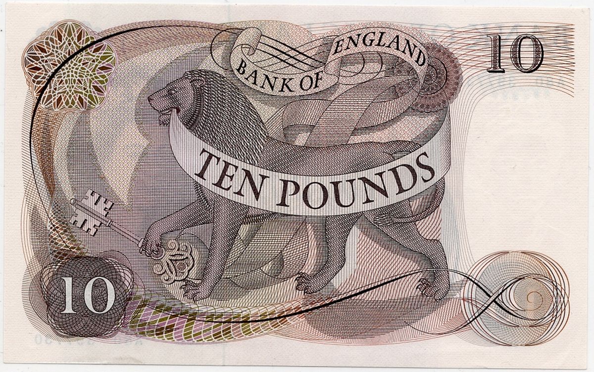 Storbritannia, 10 pounds 1966-1970