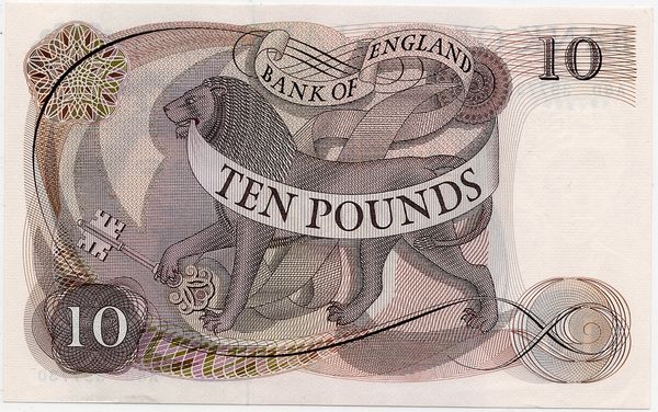 Hovedbilde Storbritannia, 10 pounds 1966-1970
