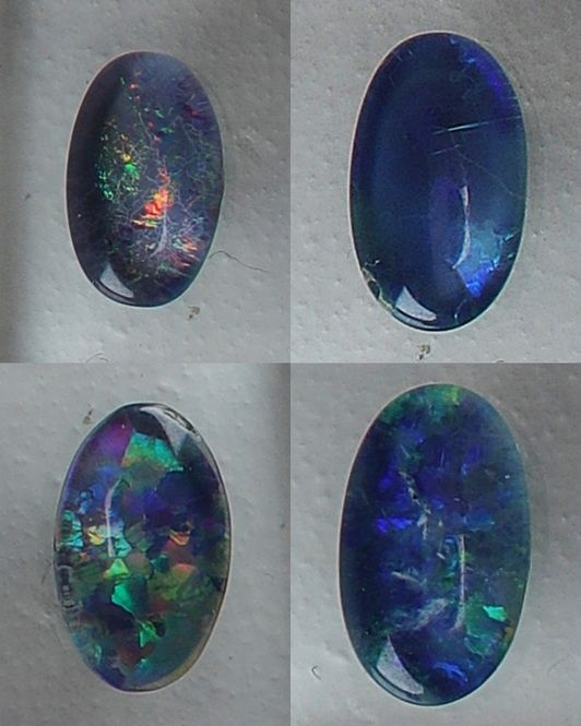 Hovedbilde Edelopal, Australia, triplett, 6 x 10 mm