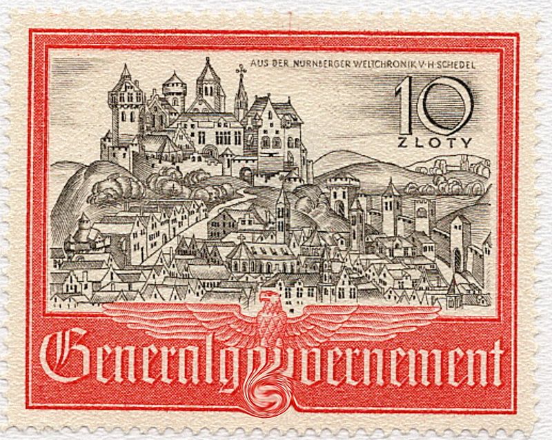 Frimerkesamling: Tysk okkupasjon, Polen, Belgia