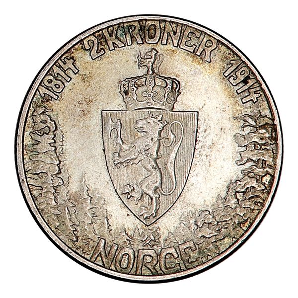 Hovedbilde 2 kroner 1914, Mor Norge, kv. 01