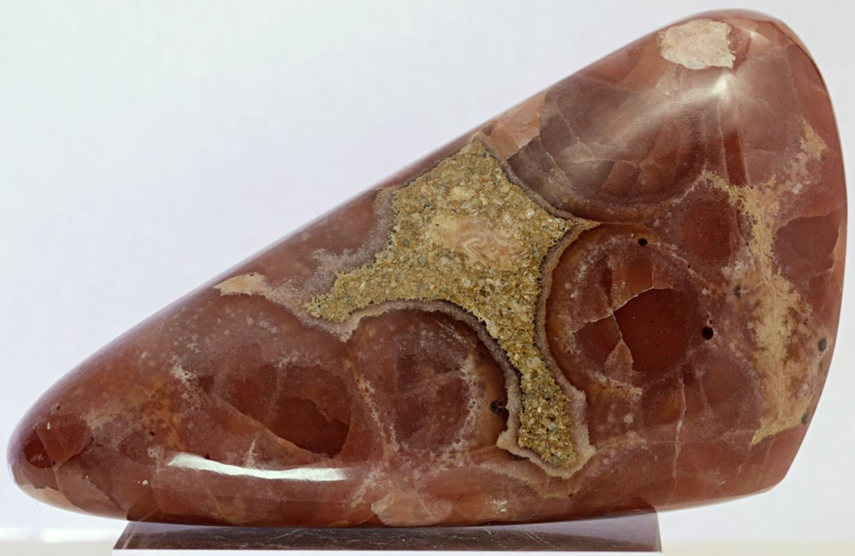 Rhodokrositt, tromlet, Peru