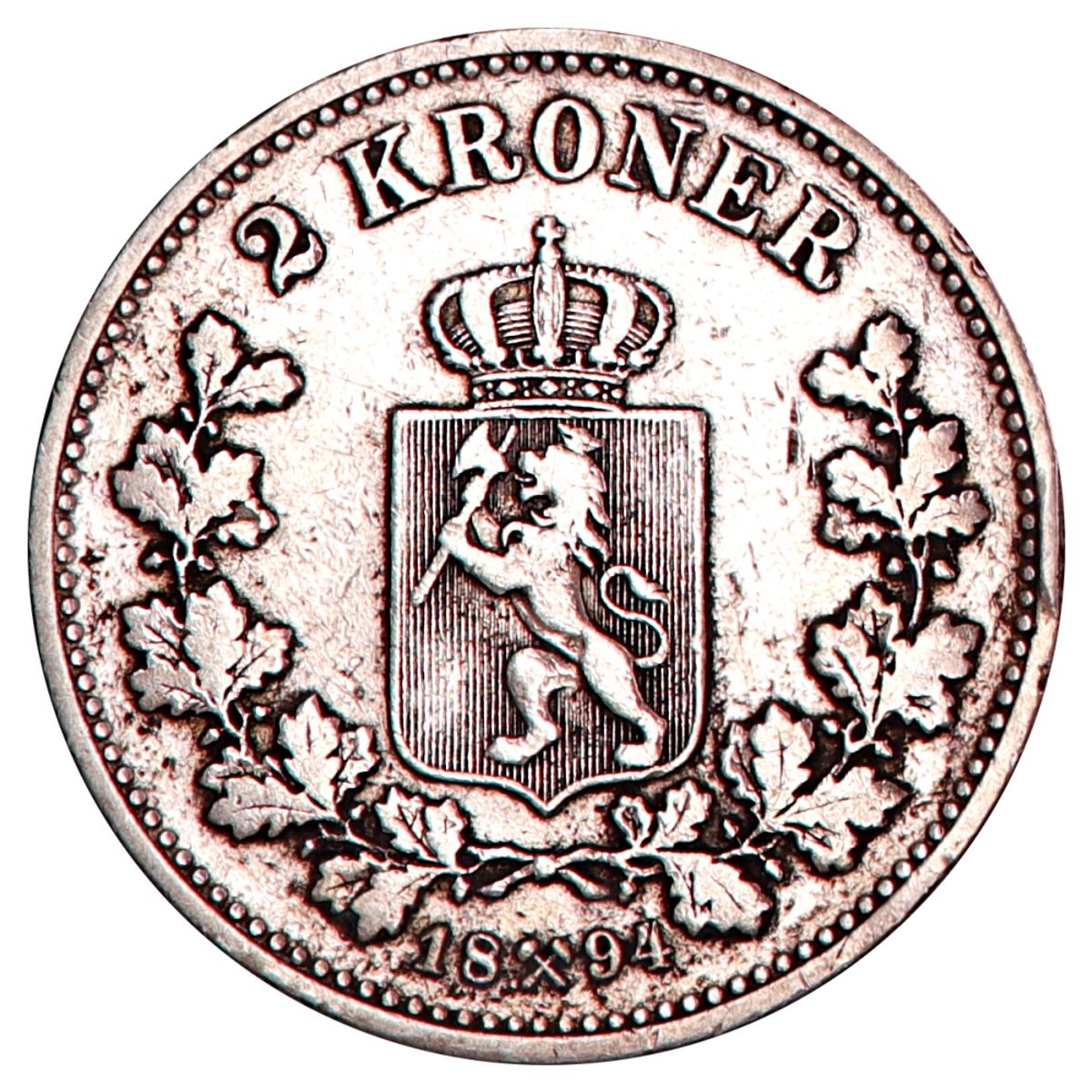 2 kroner 1894, kv. 1