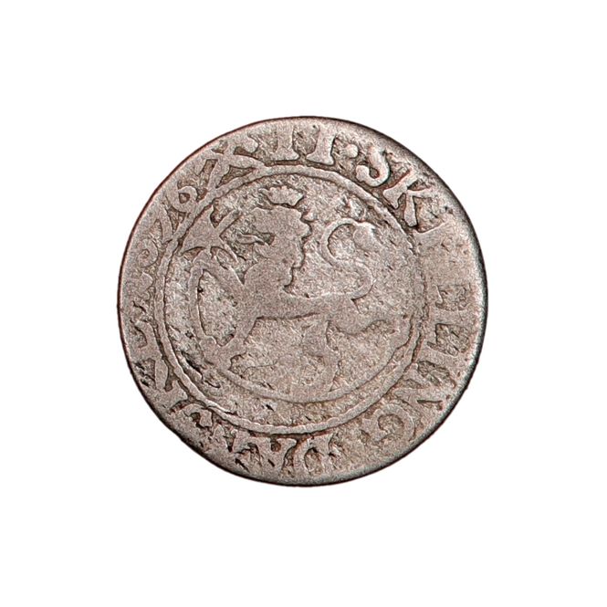 Hovedbilde Christian V, 2 skilling 1696, kv. 1-