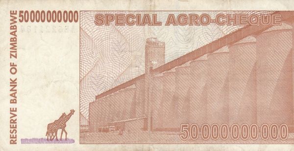 Hovedbilde Zimbabwe, 50 000 000 000 dollars 2008
