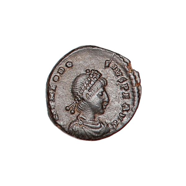 Hovedbilde Theodosius II, halv centenionalis, 402-450