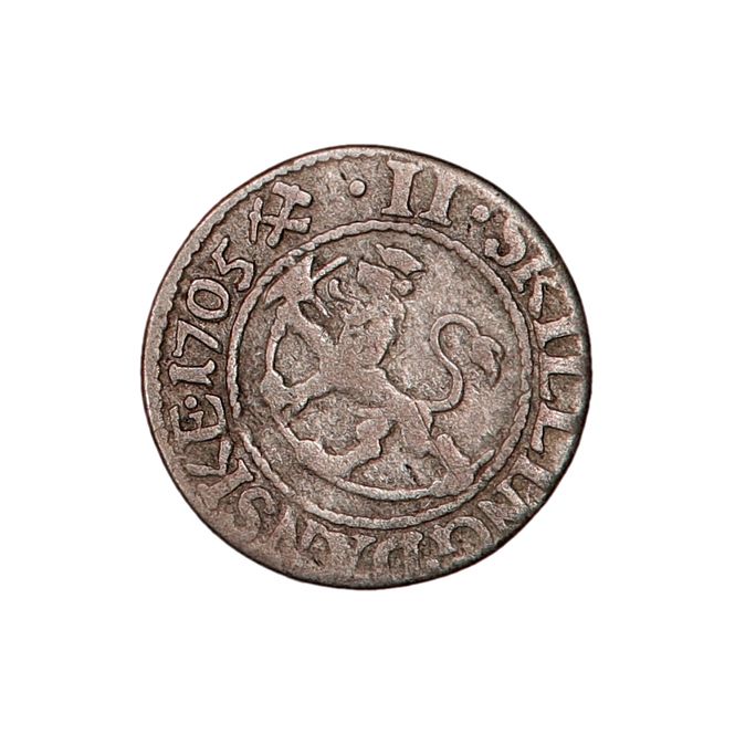 Hovedbilde Frederik IV, 2 skilling 1705