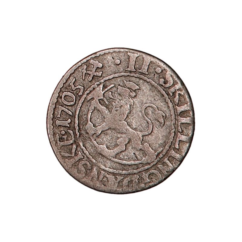 Frederik IV, 2 skilling 1705
