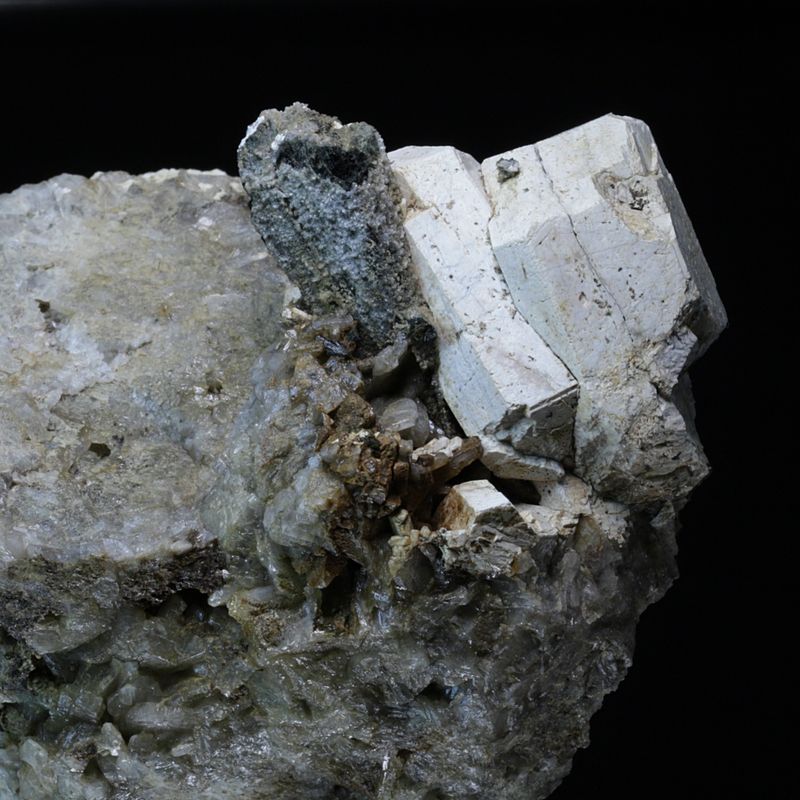 Hydroksylapatitt med albitt og hornblende, Oksøyekollen