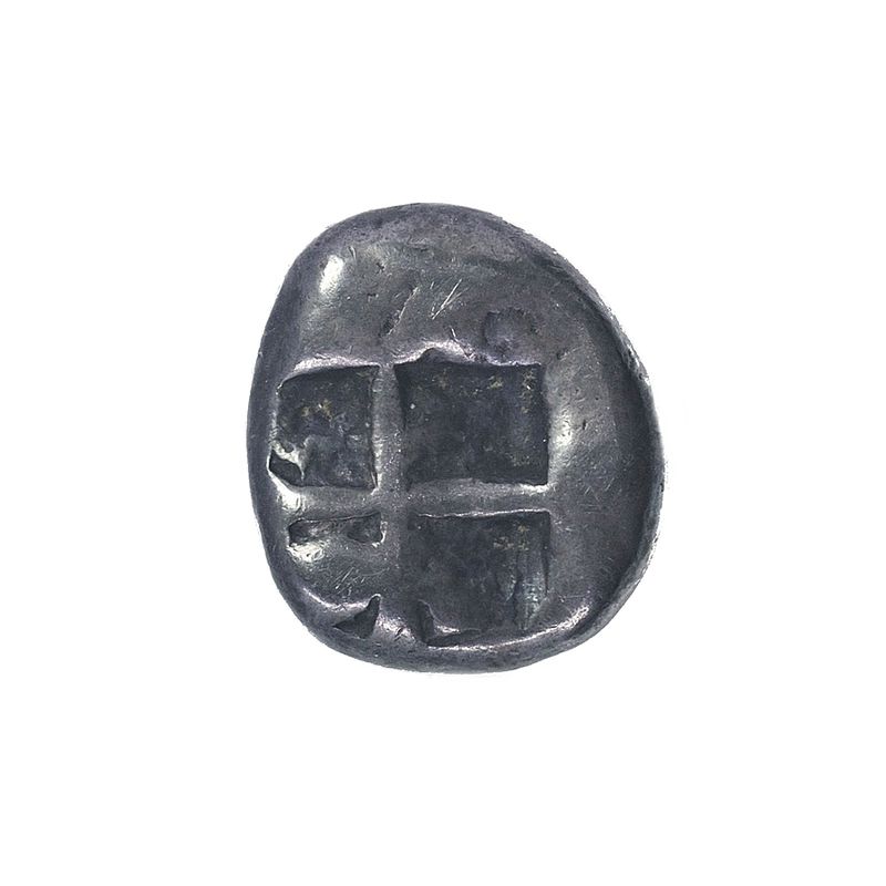 Chios, didrakme, år 490-435 f.Kr., sfinks