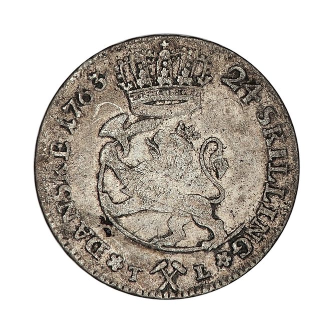 Hovedbilde 24 skilling 1763
