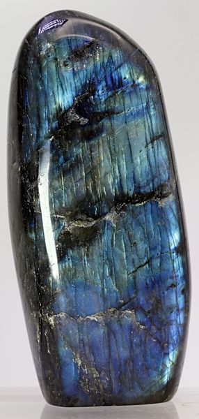 Hovedbilde Labradoritt/spektrolitt, helslipt (labradorite, spectrolite)