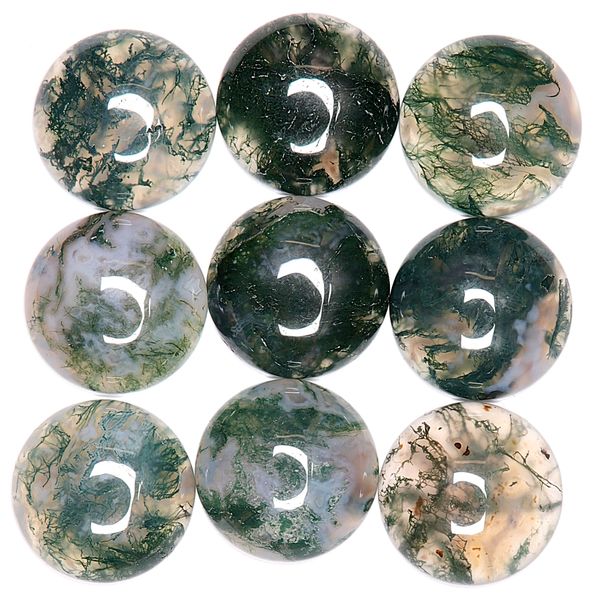 Hovedbilde Cabochon, moseagat, 19 mm