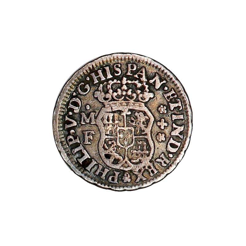 Mexico, Pillar 1/2 real 1738
