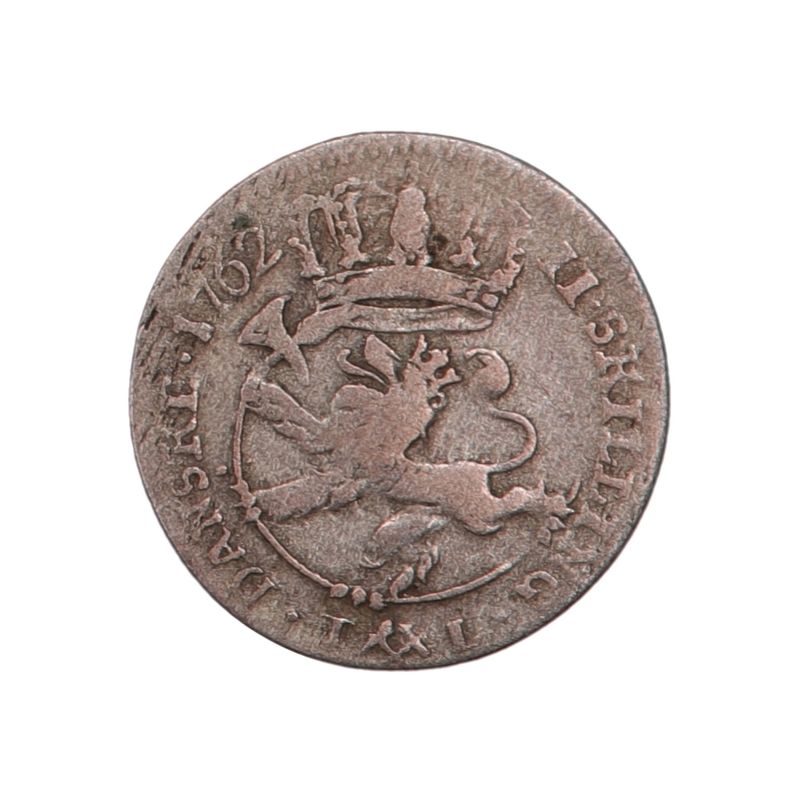 Frederik V, 2 skilling 1762