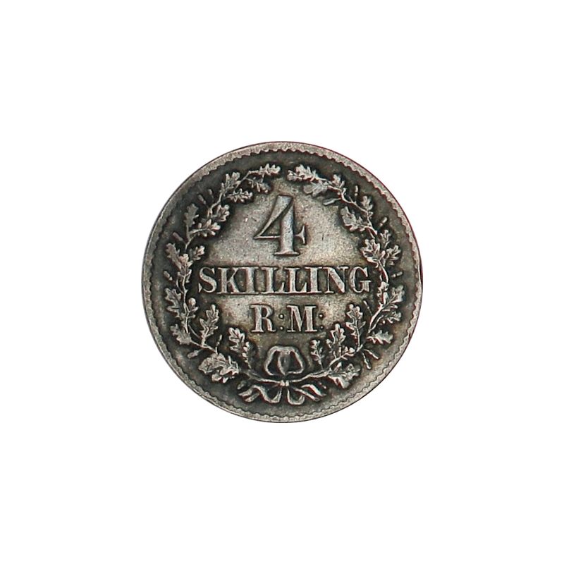 Danmark 4 skilling 1874
