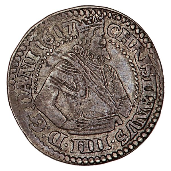 Hovedbilde Christian IV, 1 marck 1607, pent eksemplar
