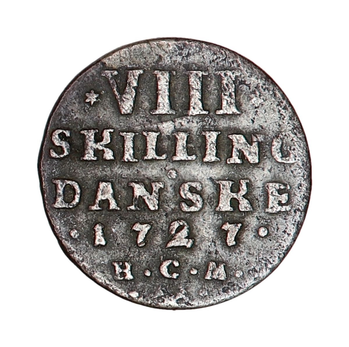 Frederik IV, 8 skilling 1727, kv. 1