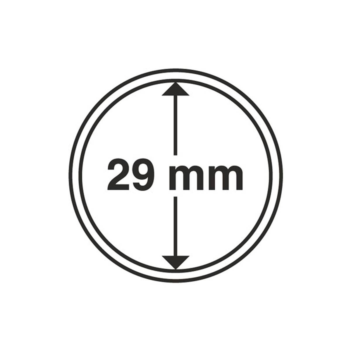 29 mm, myntkapsler, 10 stk