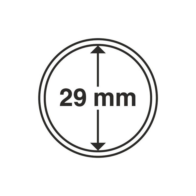 29 mm, myntkapsler, 10 stk