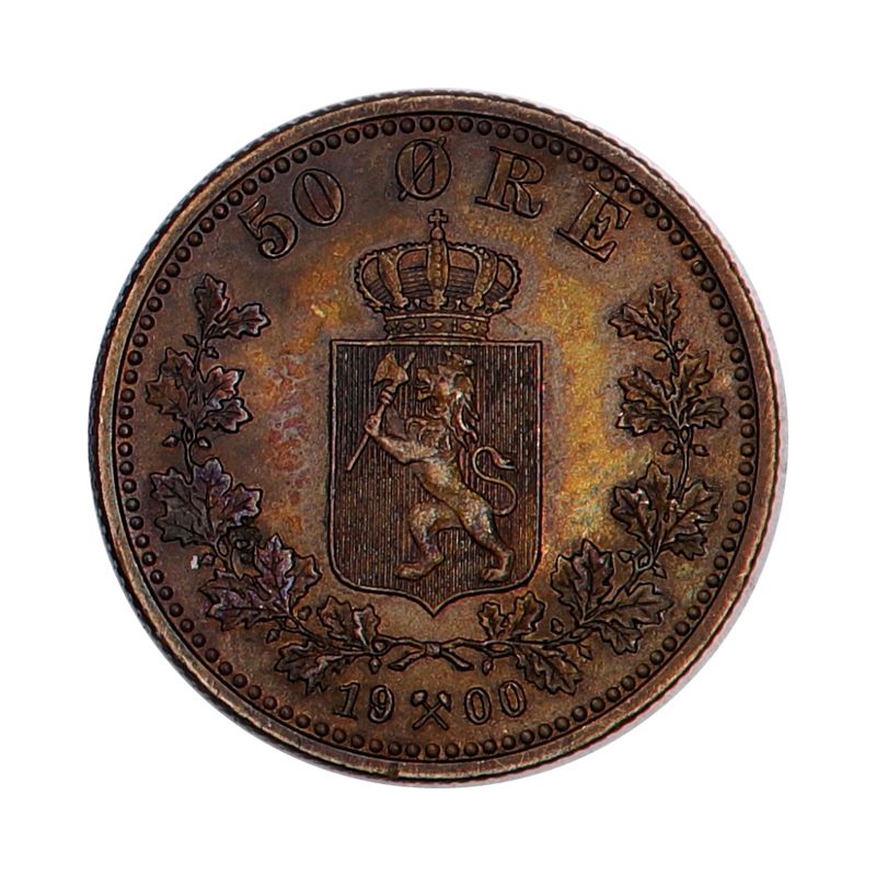 50 øre 1900, kv. 0, mint state