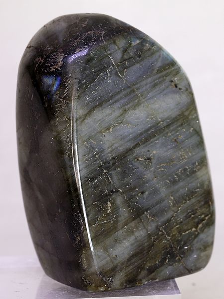 Hovedbilde Labradoritt/spektrolitt, helslipt (labradorite, spectrolite)