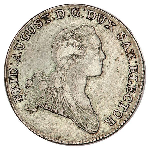 Hovedbilde Sachsen, 1 konvensjonstaler 1765