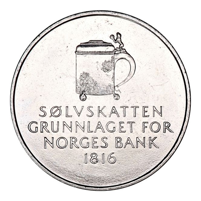 Hovedbilde Norges Bank 175 år, 5 kroner 1991