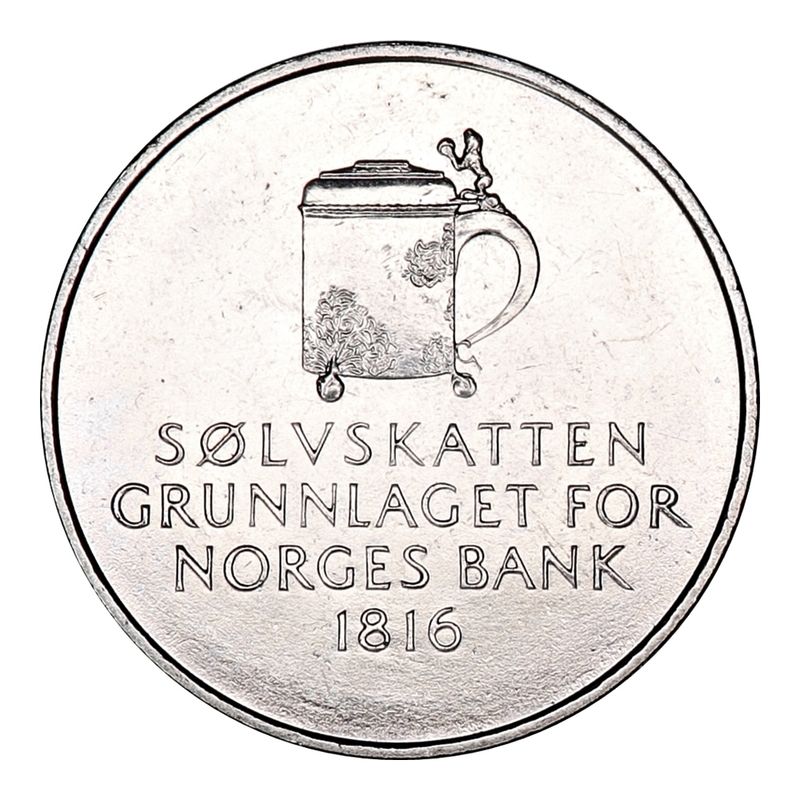 Norges Bank 175 år, 5 kroner 1991