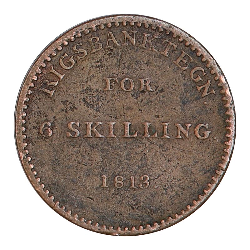 Frederik VI, 6 skilling 1813