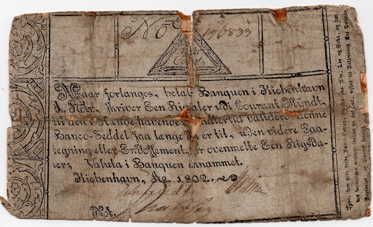 Danmark-Norge, 1 riksdaler 1802