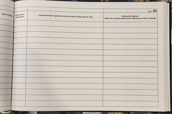 Hovedbilde Brukthandlerprotokoll/Skraphandlerprotokoll