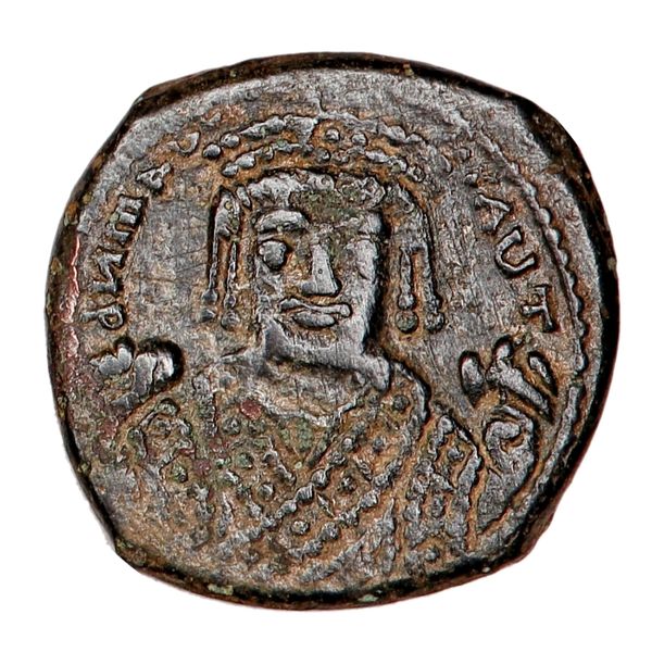 Hovedbilde Maurice Tiberius, follis 582-602