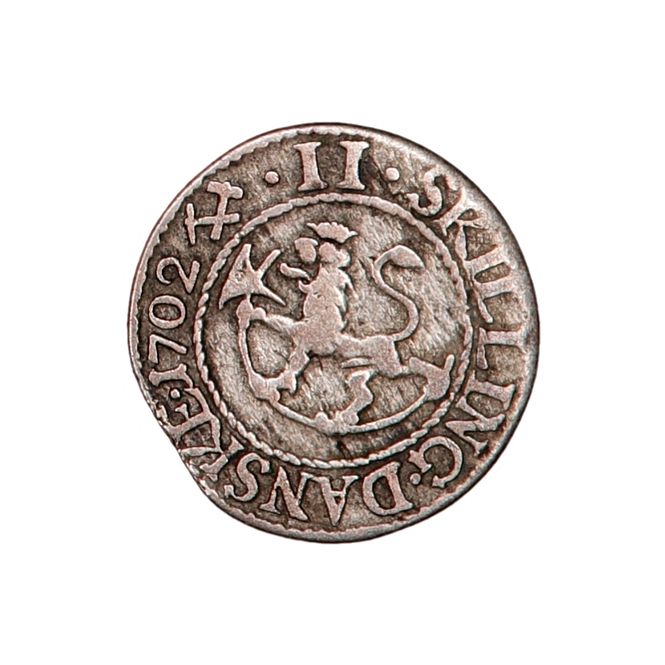 Hovedbilde Frederik IV, 2 skilling 1702