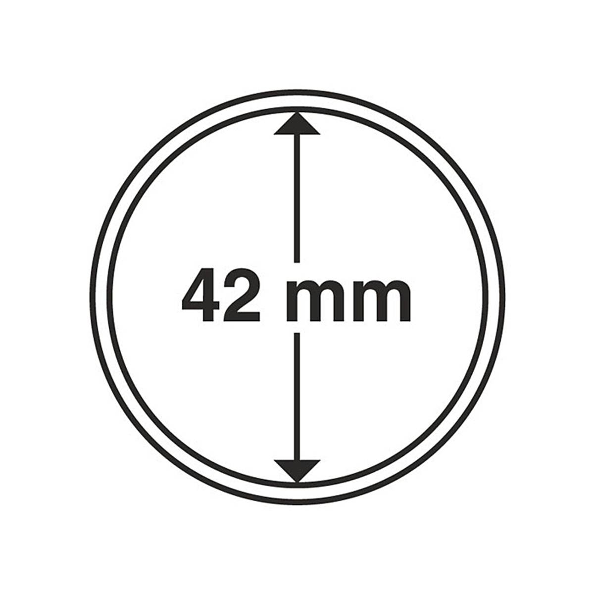 42 mm, myntkapsler, 10 stk