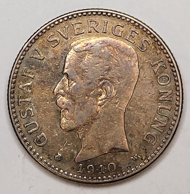 Hovedbilde Sverige, 2 kronor 1910