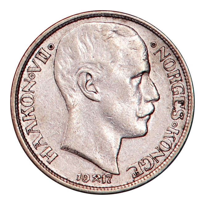 Hovedbilde 1 krone 1917. kv. 1/1+