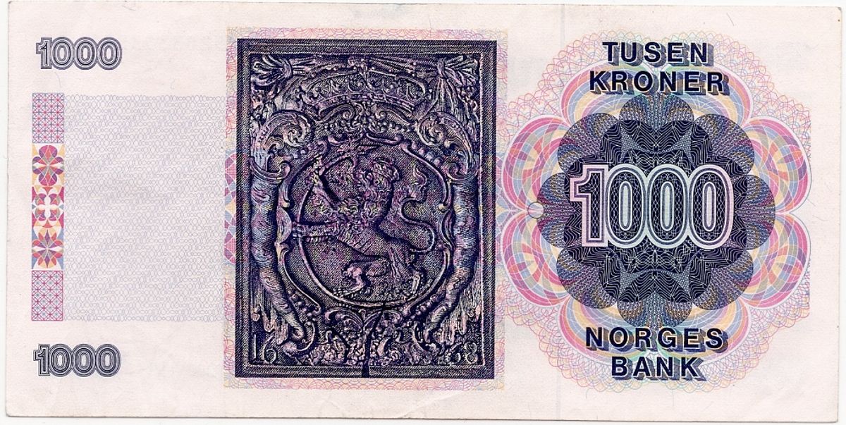 1000 kroner 1990, kv.god 1