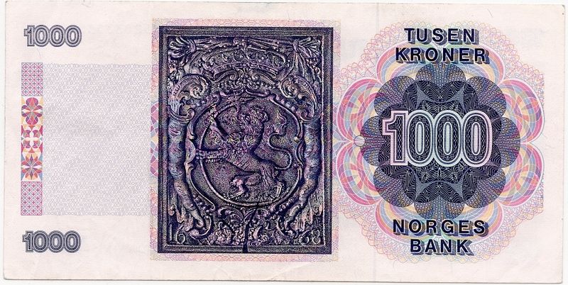 1000 kroner 1990, kv.god 1