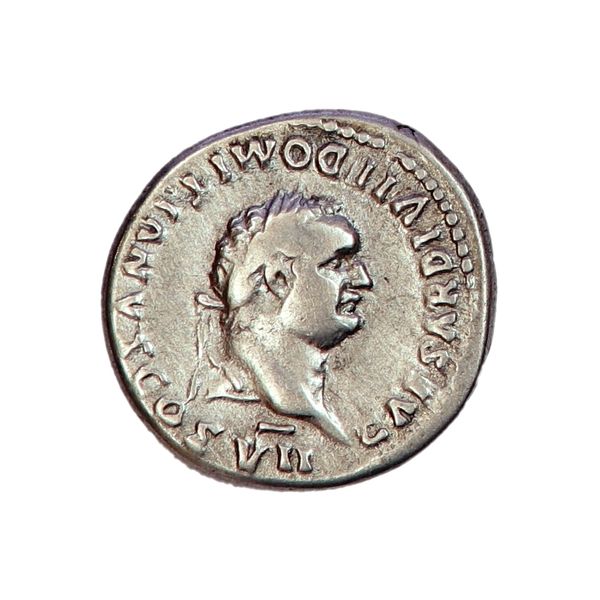 Hovedbilde Domitian, Vesuv,denar, år 81-96