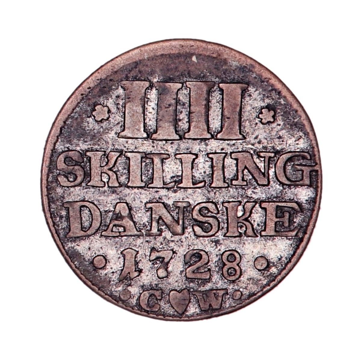 Frederik IV, 4 skilling 1728