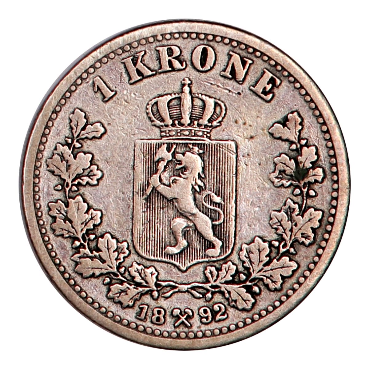 1 krone 1892, kv. 1