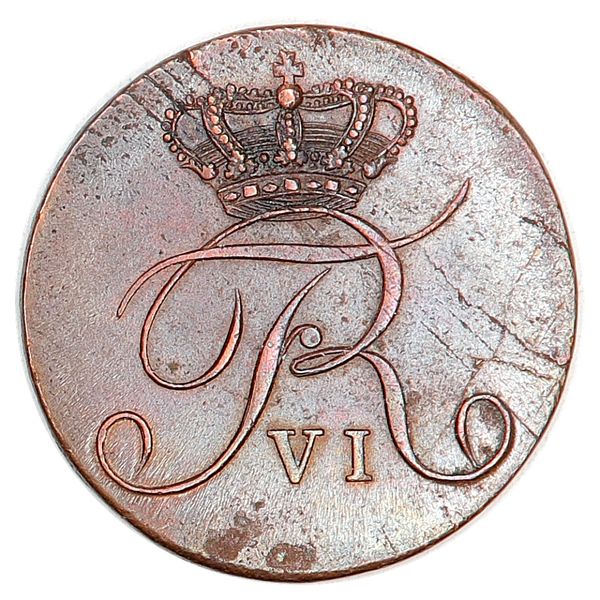 Hovedbilde Frederik VI, 2 skilling 1810, kv. Unc!