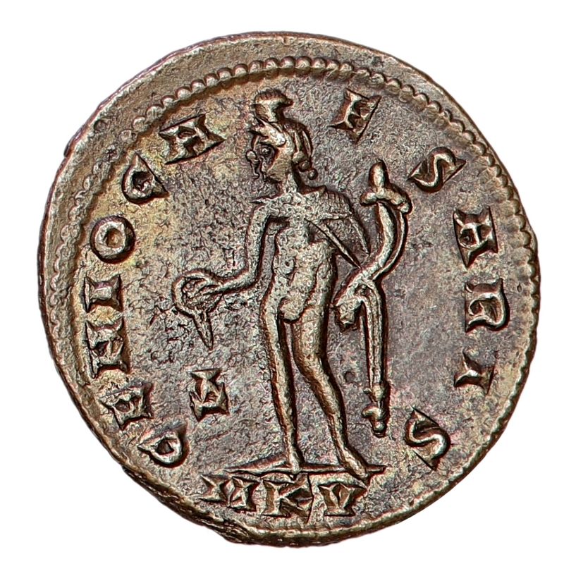 Maximinus II Daia, follis, år 308-309