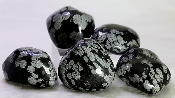 Hovedbilde Snøfnuggobsidian, meget store