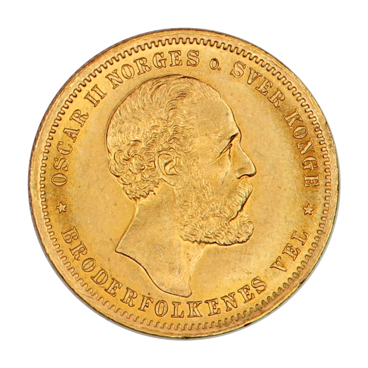 Norge, 20 kroner 1902, 8,06 g rent gull